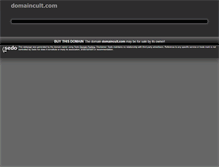 Tablet Screenshot of domaincult.com